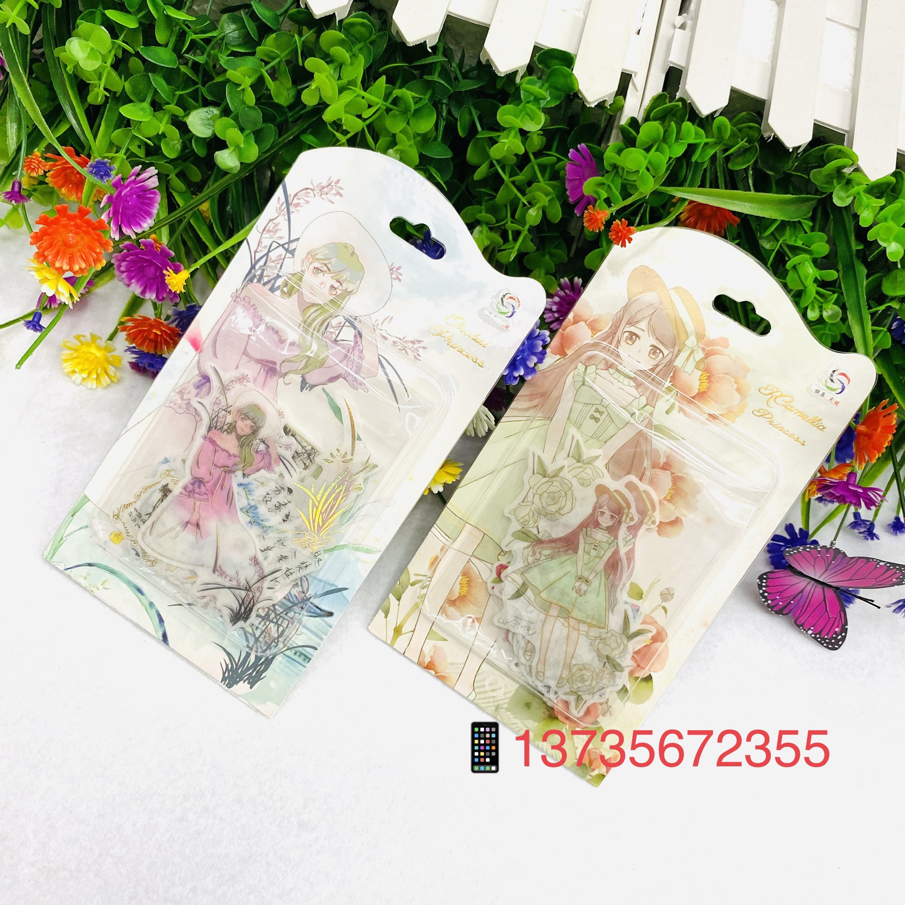 50 Student Princess series girls' planner stickers Specification image