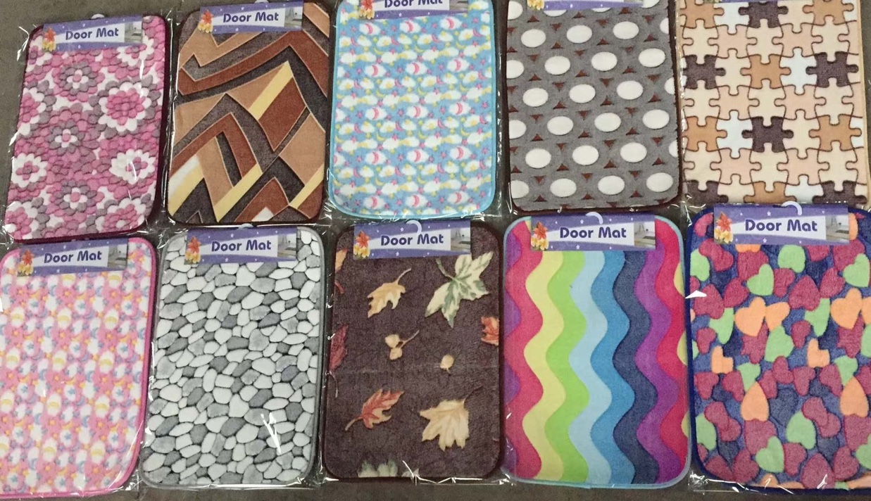 Coral Velvet Doormat