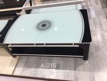 TV ark tea table combination wall ark is contemporary and contracted Europe type small family sitting room TV cabinet toughened glass