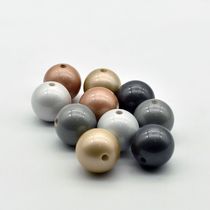 Manufacturers direct 20mm spray paint beads DIY accessories accessories materials shoes bags clothing accessories environmental acrylic