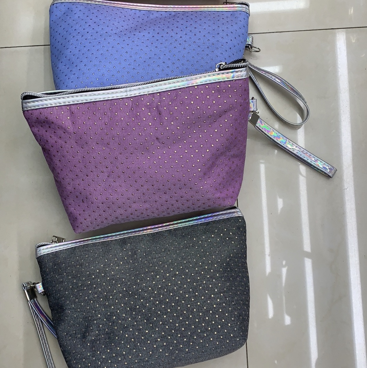 Cotton Makeup Bag Hexagonal Bag