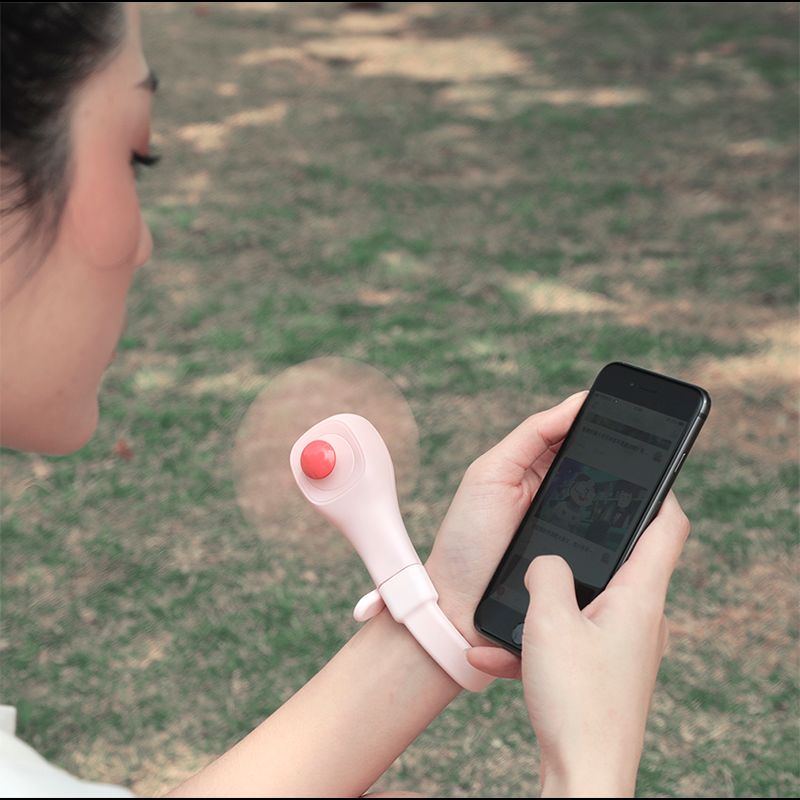 Versatile mini folding fan, usb charging, silent desktop fan, compact storage, bendable and portable detail image 1