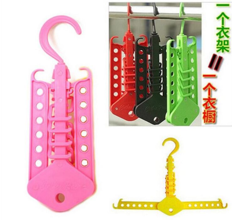 高档不锈钢裤夹 强力防滑裤架 裤衣夹 伸缩衣架白底实物图