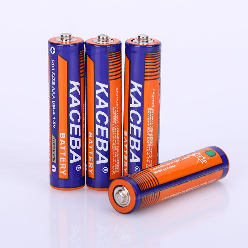KACEBA7号AAA R03无汞环保锌锰干电池 手电筒玩具车用干电池详情图1