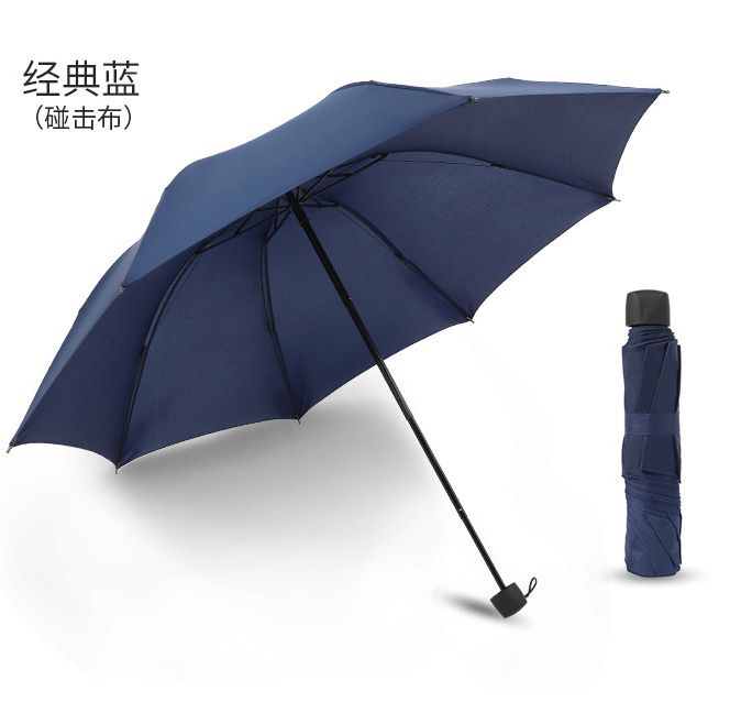 特价超轻折叠黑胶雨伞遮阳户外广告伞定制详情图4