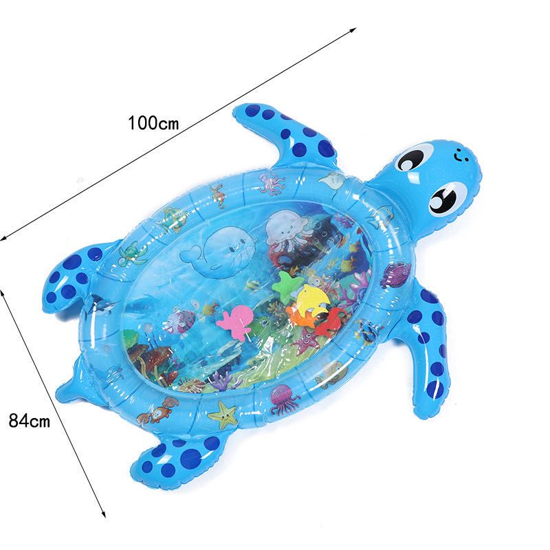 新款儿童PVC充气海龟拍拍垫加厚乌龟五角星垫亲子互动玩具冰垫详情图6