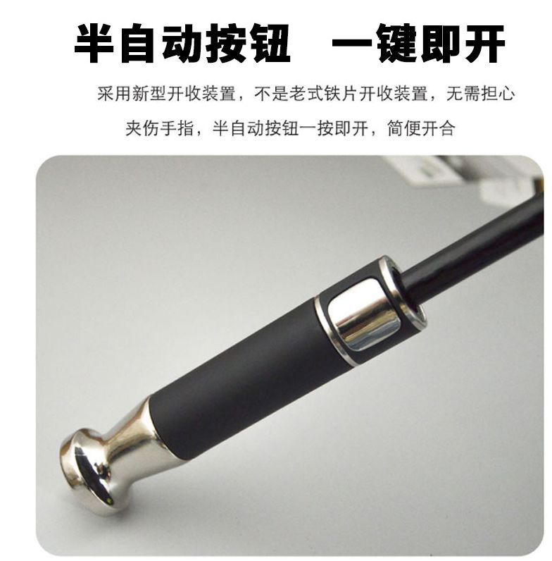 高尔夫雨伞大号商务伞加固抗风长柄伞广告伞劳斯黑胶莱斯汽车雨伞详情图8