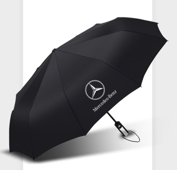 折叠全自动十骨黑胶太阳伞双人加大两用商务伞定制广告伞详情图6