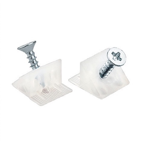 Manufacturers supply plastic corner code plastic backplane fasteners Furniture plastic accessories backplane fasteners