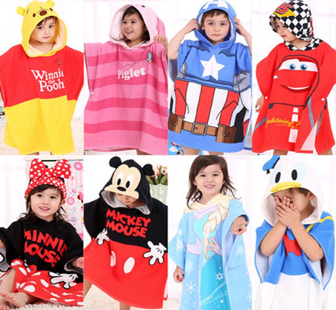 Yiwu Selection cartoon head with hood gauze bath towel MM809BT-6#/42349