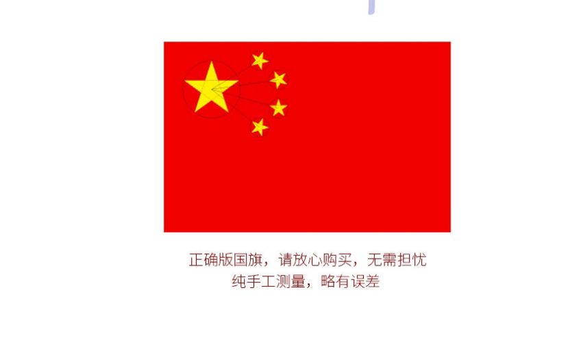 现货送杆子8号小国旗 中国国旗 导游手摇旗 装饰旗定做量大从优详情图2