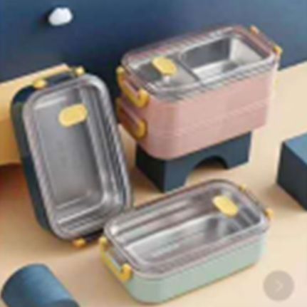 Yiwu Selection fashion single layer bento box 800ml DJ15-F021#/36453 full figure