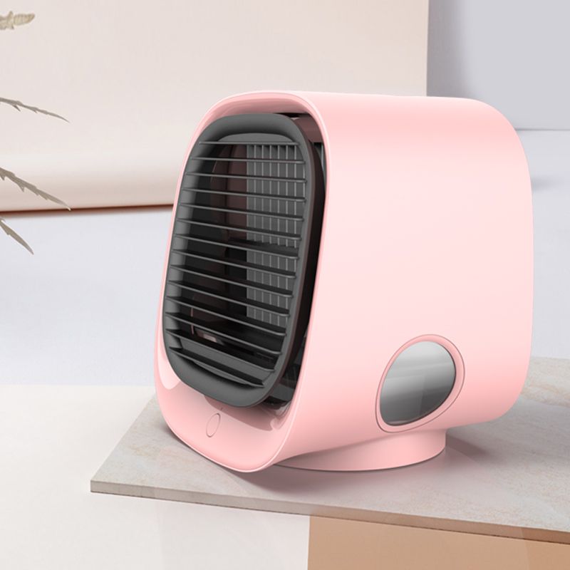 2020 New Mini water-cooled fan, humidifying night light, multi-functional USB desktop cooling fan detail image 4