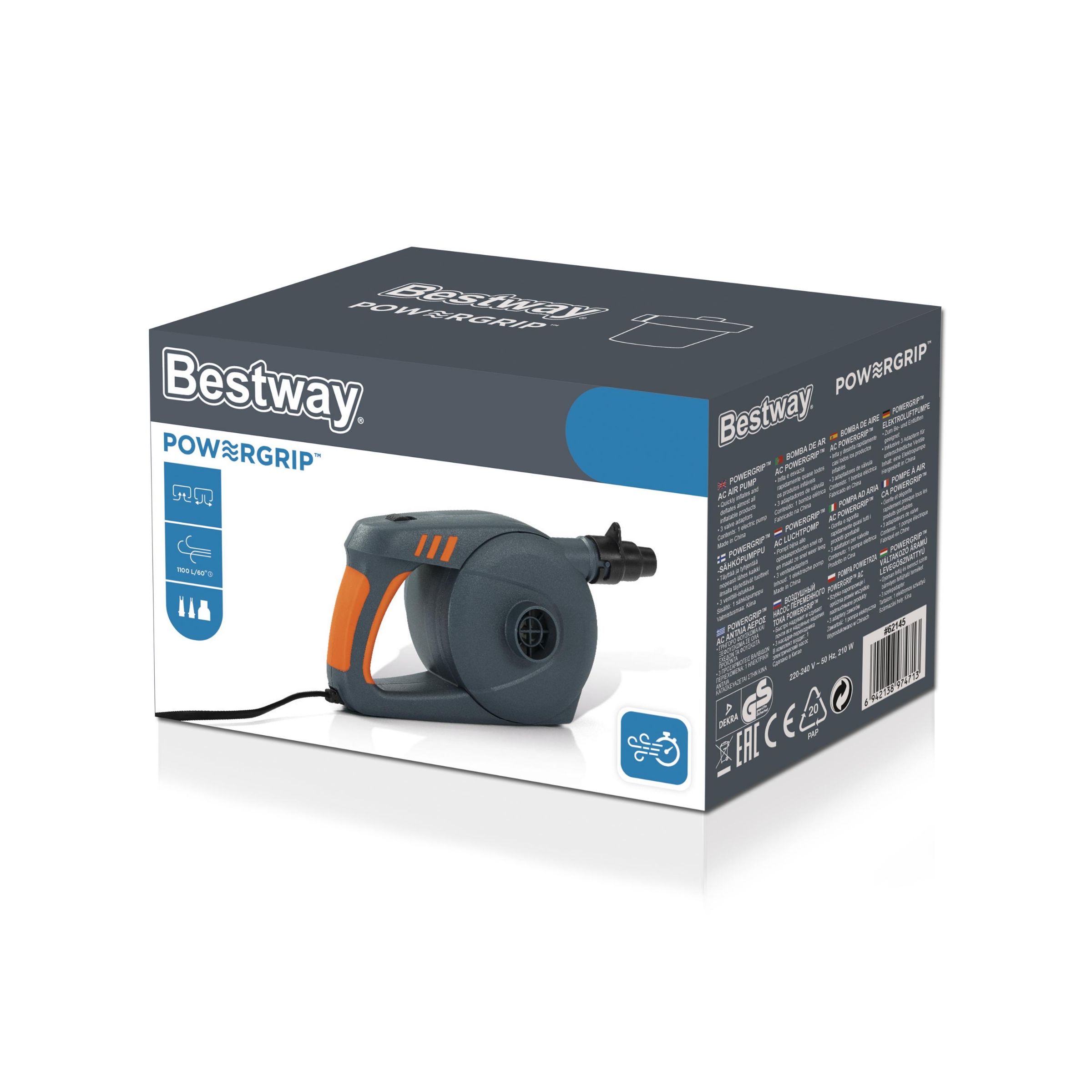 Bestway® 欧规新中AC电动气泵 62145欧规家用电动充/抽气泵详情图7
