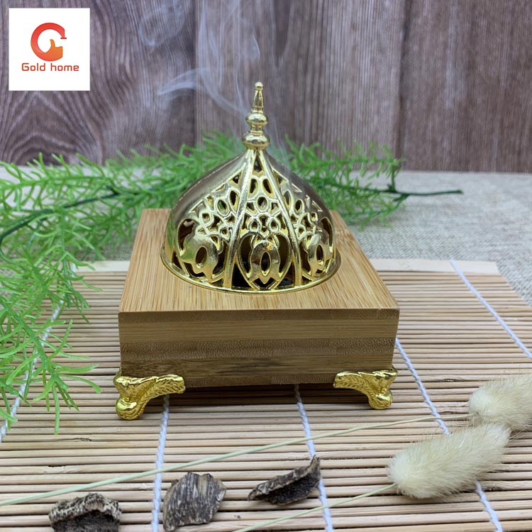 批发优质方形阿拉伯木香炉斋月产品图