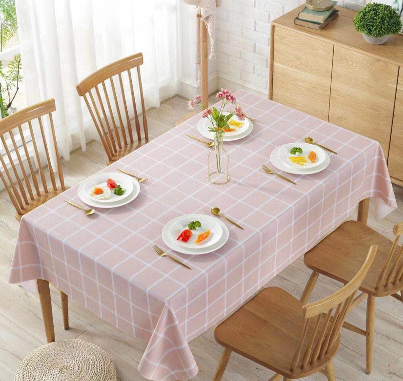 Lattice tablecloth 1.37*20 meters manufacturers direct sales new tablecloth high-end household tablecloth hot tablecloth thumbnail