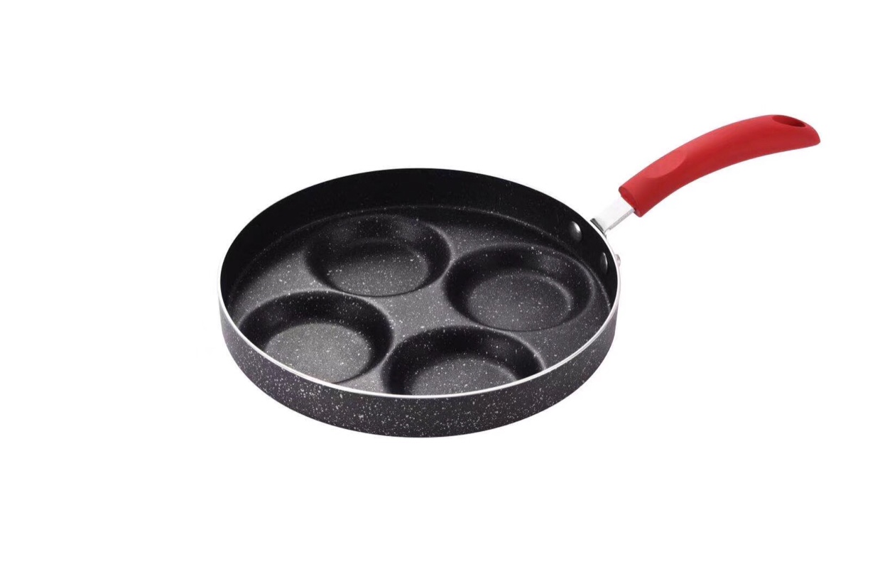 Round marble griddle pan