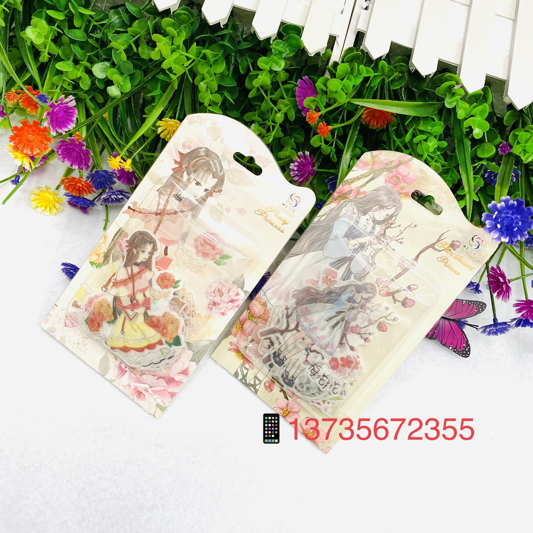 50 Student Princess series girls' planner stickers Item Picture