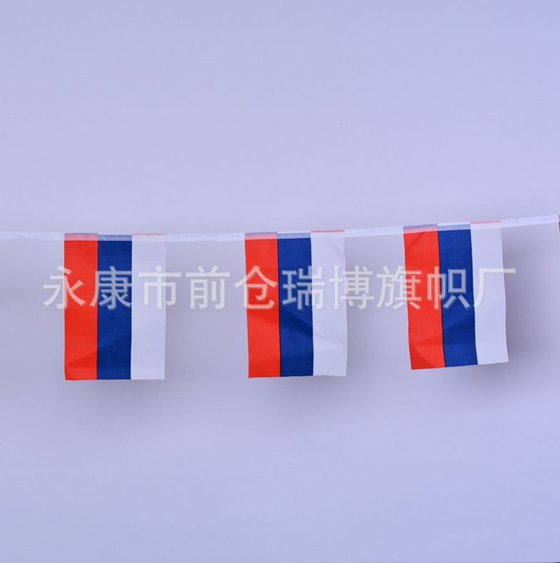 世界杯32强串旗定制 2018俄罗斯世界杯串旗 各国国旗批发详情图1