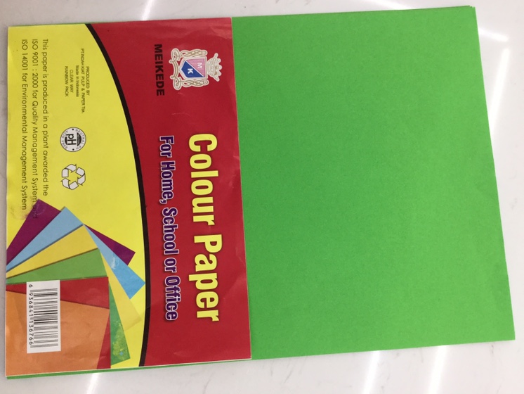 Parrot green printing paper thumbnail