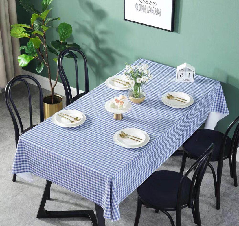 Plaid tablecloth 1.37*20 meters manufacturers direct sales new tablecloth high-end household tablecloth hot tablecloth tablecloth thumbnail