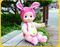 韩国正品小豆子仿真婴儿娃娃玩具kongkongi兔耳朵娃娃盛装小洛产品图
