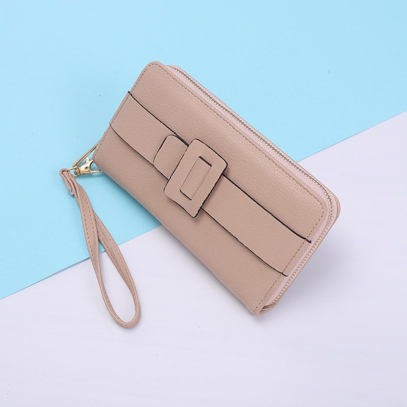 Amazon's new women's long wallet Mosaic fashion novel single zipper mobile phone zero wallet manufacturers direct thumbnail