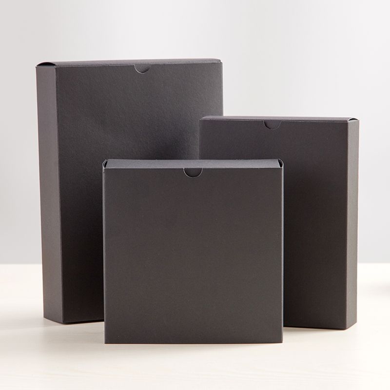 黑卡盒抽屉盒 袜子盒包装 茶叶包装盒 内裤袜子礼盒定做产品图