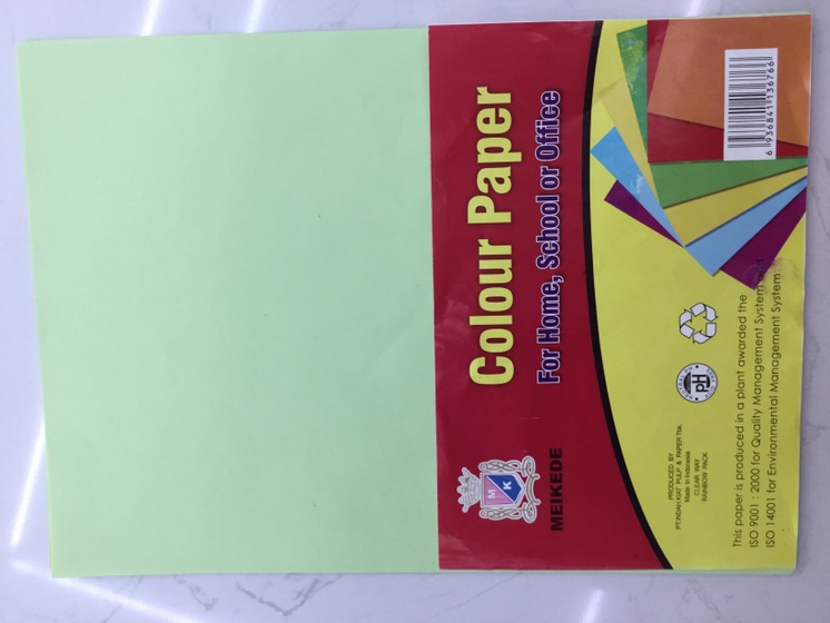 Light green printing paper thumbnail