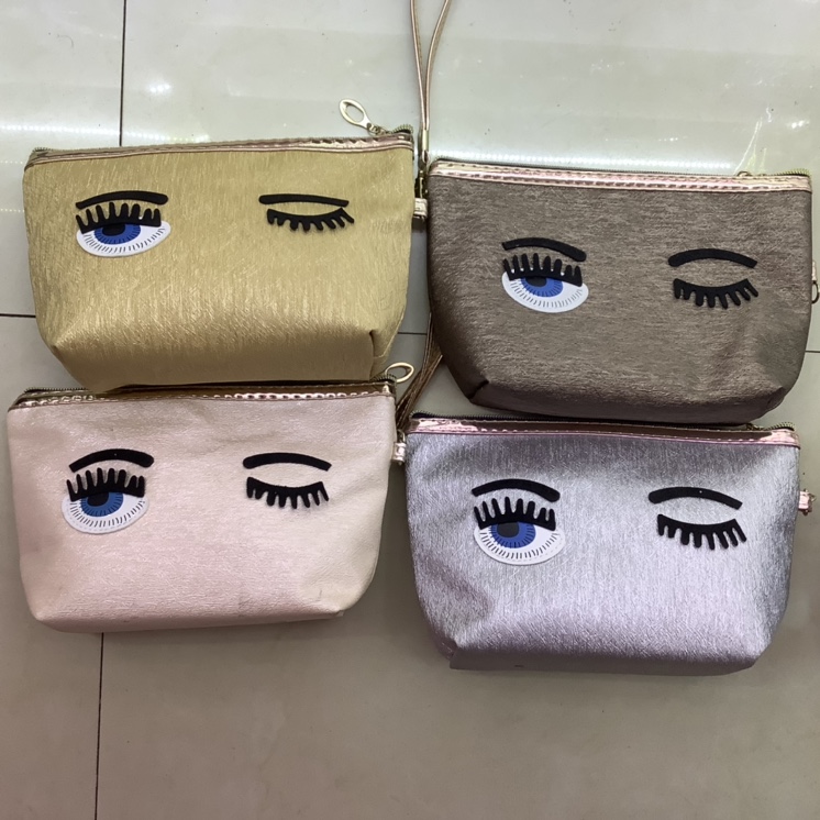 可爱眨眼六角包