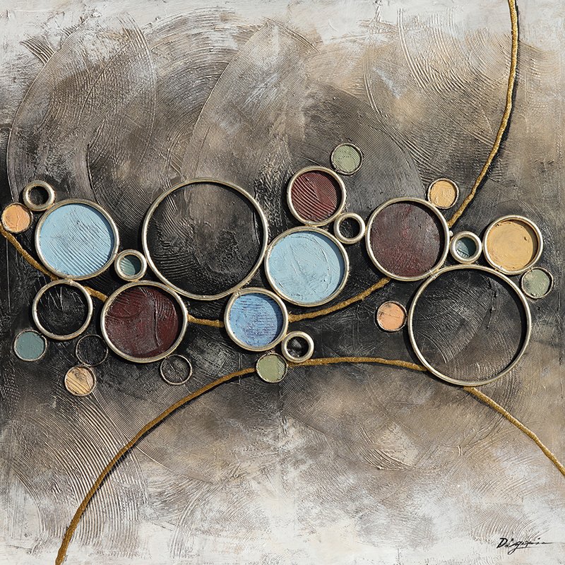 Polka Dot Oil Painting