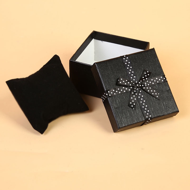 绸缎礼品盒长方形情人节蝴蝶结礼物包装盒 婚庆首饰礼品盒批发详情图6