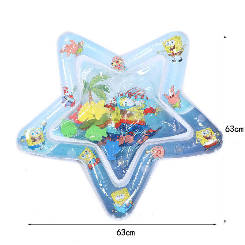 新款儿童PVC充气海龟拍拍垫加厚乌龟五角星垫亲子互动玩具冰垫详情图10