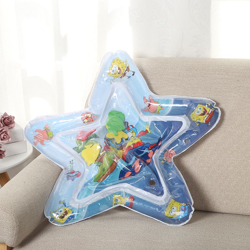 新款儿童PVC充气海龟拍拍垫加厚乌龟五角星垫亲子互动玩具冰垫详情图2