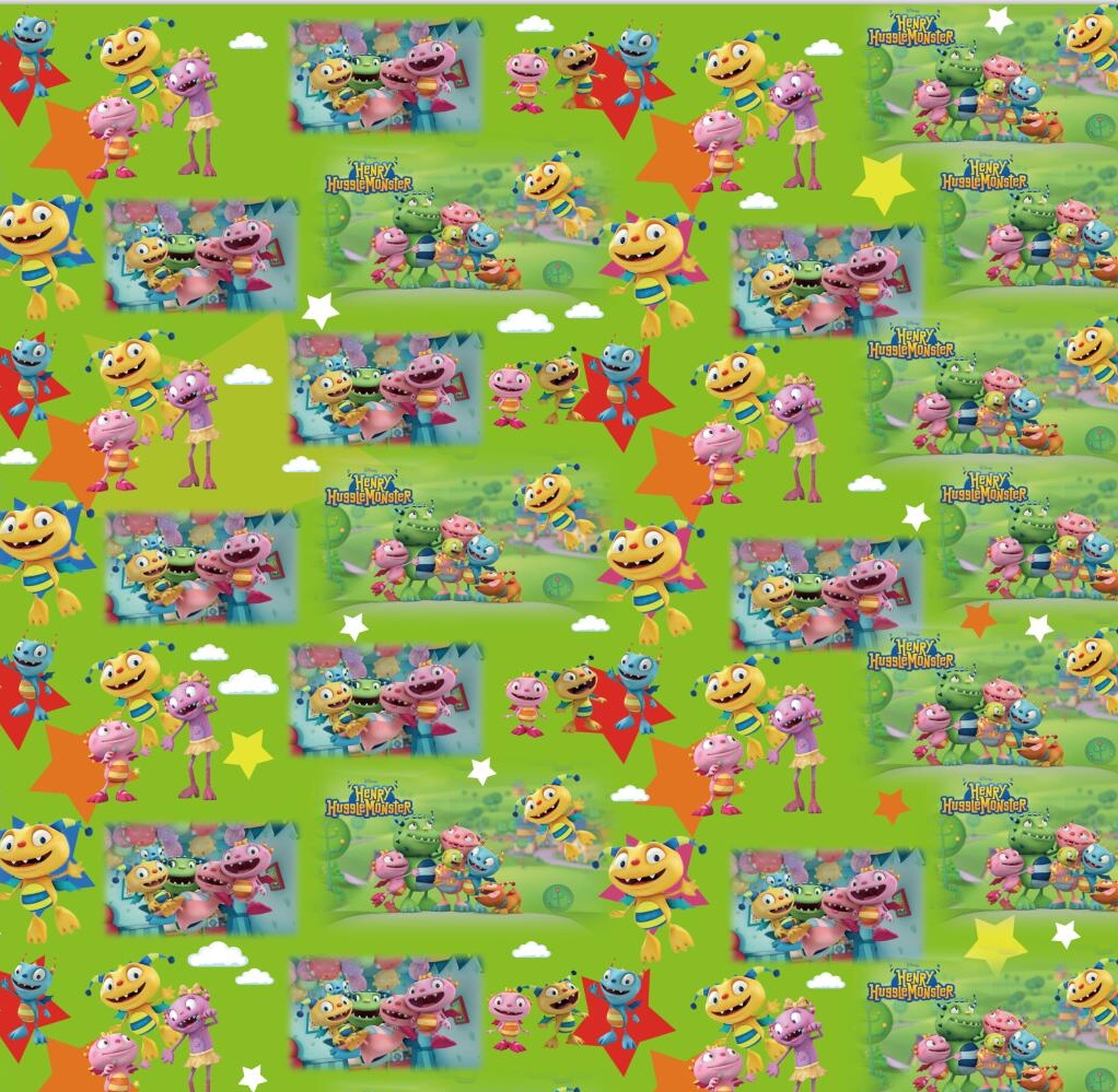 80g卡通礼物包装纸包书纸