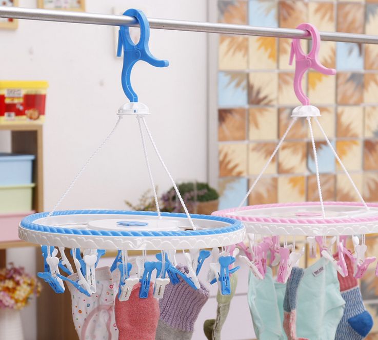 35823多功能塑料梅花形晾晒架 内衣晾晒架 袜架图