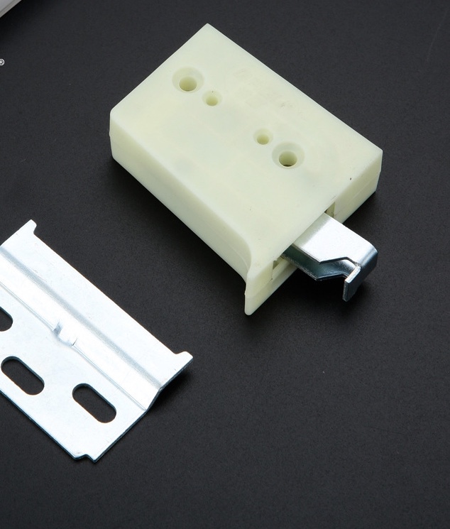 Thickened plastic cabinet hanging brackets, yellow hanging cabinet hanging brackets, hanging pieces, corner brackets, furniture hardware accessories manufacturer wholesale Application Scenario