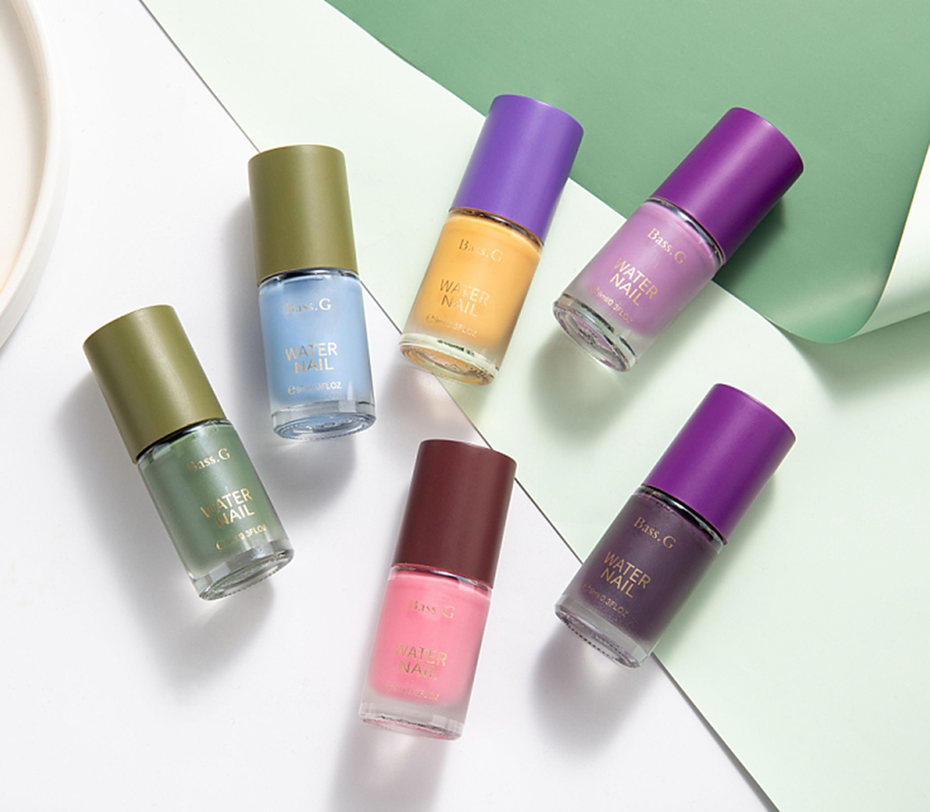 Yiwu Good 8528 sparkling and colorful nail polish /26015 full figure