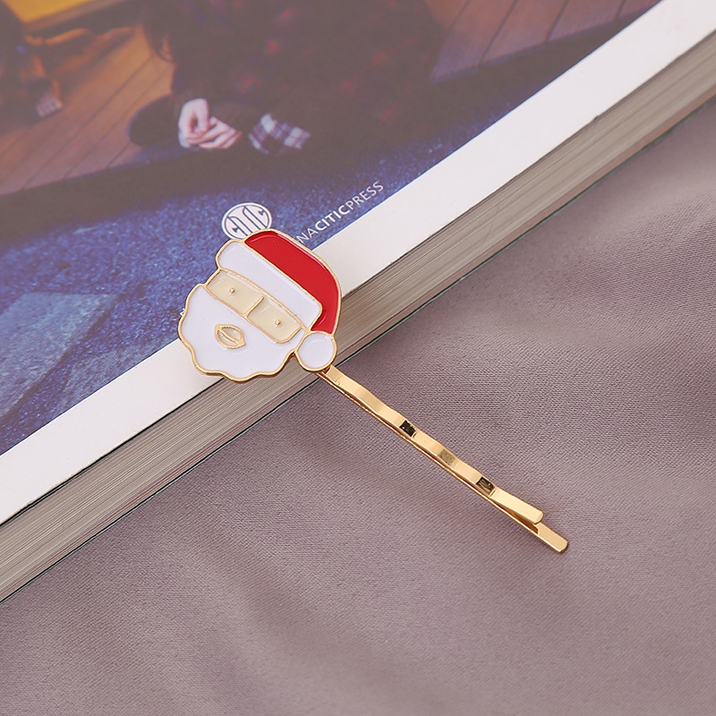 Santa Claus, reindeer, Christmas tree, hairpin, hair accessory, headwear, popular accessories Item Picture