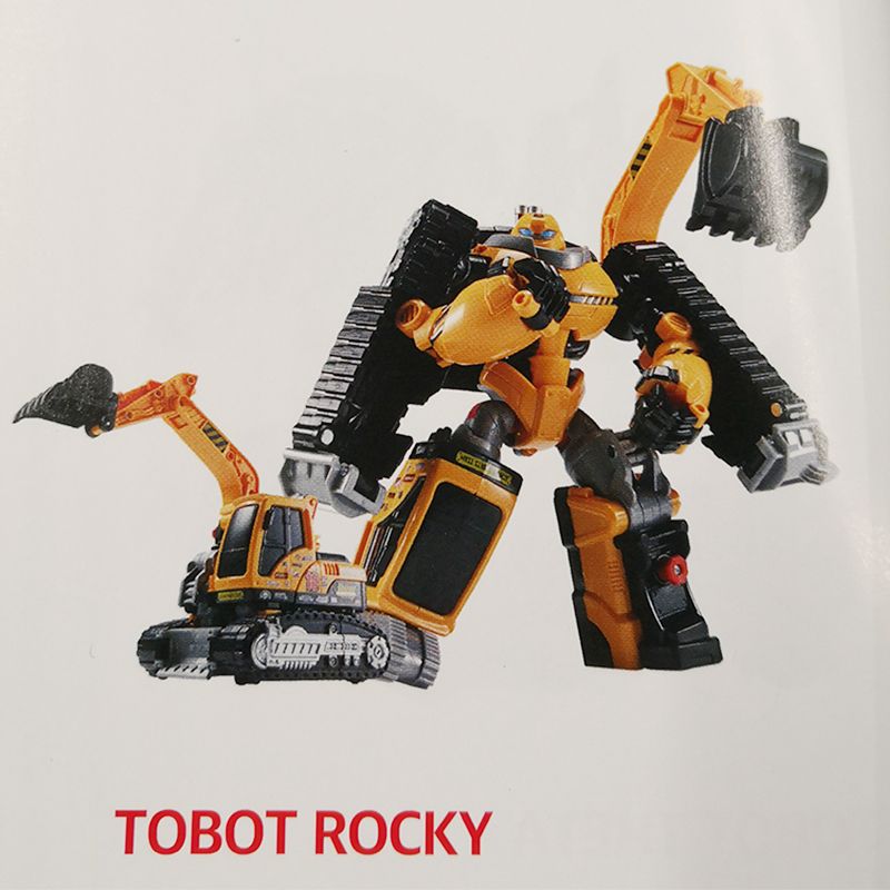 韩国托宝变形兄弟合体玩具组合 机器人 机甲挖掘机特力坦金刚详情图2