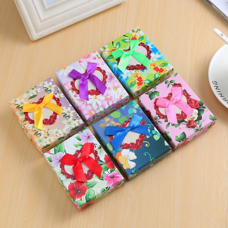 Manufacturer direct selling gift box jewelry box bowknot gift box jewelry box high-end gift box wholesale