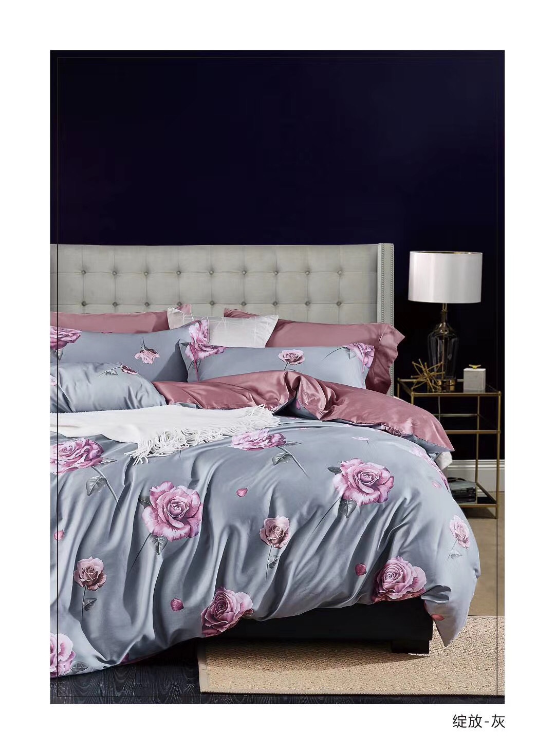 厂家直销新款高品质80支长绒棉四件套-添添真家纺详情8