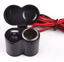 Motorcycle mobile phone charger 12V electric battery car cigarette lighter refit multi-function USB motorcycle cigarette lighter