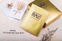 ✎…❥☼泰国🇹🇭妆蕾Ray蚕丝面膜，1盒10片🌸金色款主要功效👉补水保湿、修复痘痘、痘印，提拉紧致、淡化斑点、