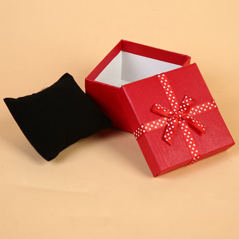 绸缎礼品盒长方形情人节蝴蝶结礼物包装盒 婚庆首饰礼品盒批发细节图