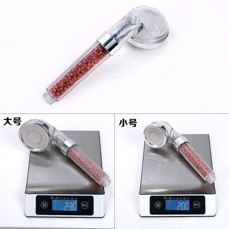 Handheld detachable and washable negative ion shower head, bathroom head, pressurized shower head accessories Item Picture