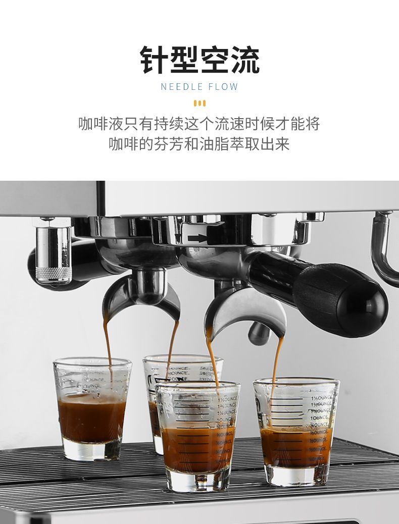 格米莱 CRM3018 半自动家用商用咖啡机意式 专业现磨奶茶店专用详情图13