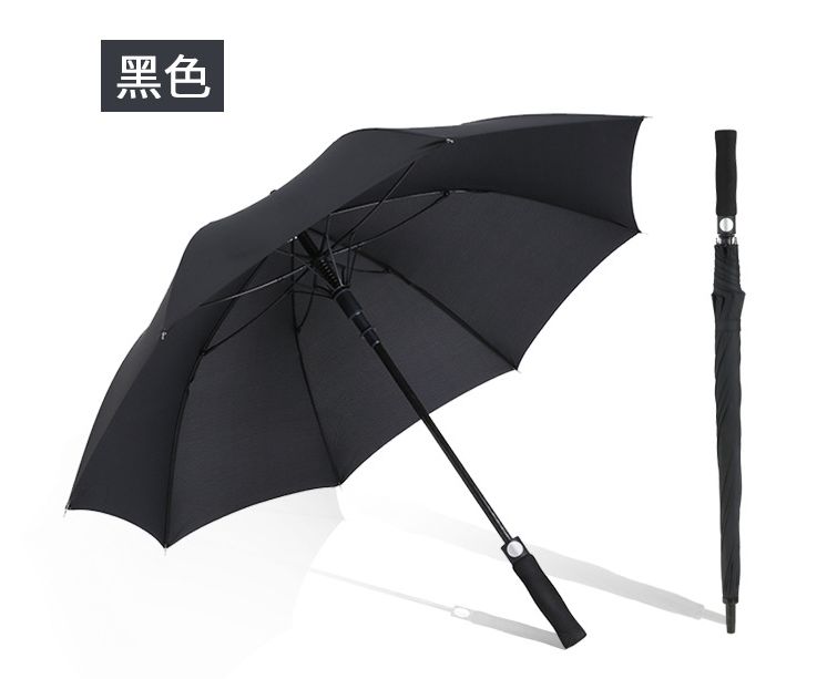 长伞加大双人伞长柄雨伞纤维骨高尔夫款定制logo广告伞