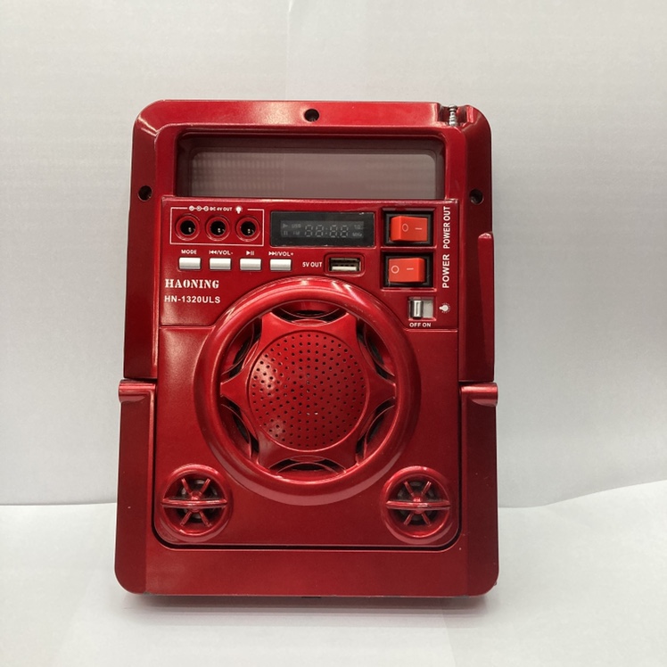 太阳能收音机红色2