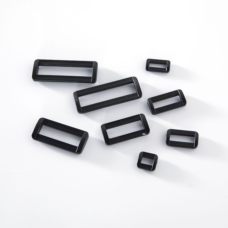 2.5厂家黑白色塑胶日字扣子塑料三档 调节扣支持环保彩色订做POM详情图2